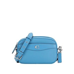 Coach Blue camera Leather Crossbody Bag